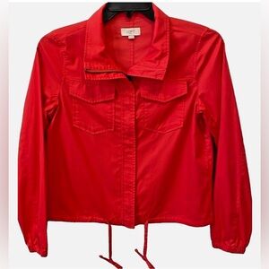 LOFT Outlet Women’s Red Lightweight Drawstring Jacket XS